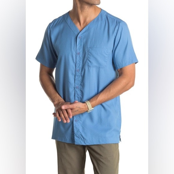 Onia Other - ONIA
Luca‎ Collarless Regular Fit Shirt In Denim Size Medium